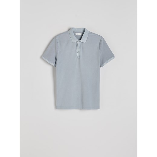 Reserved - Koszulka polo regular fit - jasnoniebieski Reserved M Reserved