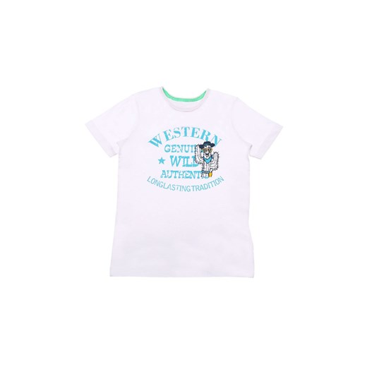 Chłopięca koszulka z krótkim rękawem biała ze sklepu 5.10.15 w kategorii T-shirty chłopięce - zdjęcie 171546137