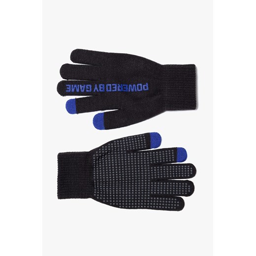 Rękawiczki z napisem - Powered by game - touch pad fingers ze sklepu 5.10.15 w kategorii Rękawiczki dziecięce - zdjęcie 171546175