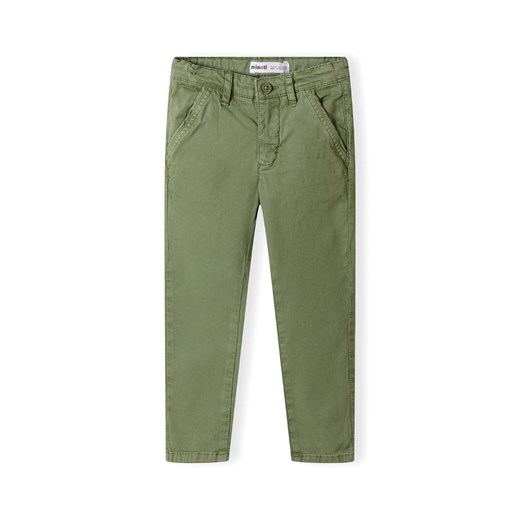 Zielone spodnie typu chino dla chłopca ze sklepu 5.10.15 w kategorii Spodnie chłopięce - zdjęcie 171546186