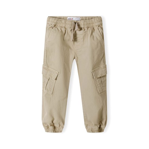 Spodnie beżowe typu bojówki dla chłopca ze sklepu 5.10.15 w kategorii Spodnie chłopięce - zdjęcie 171546206