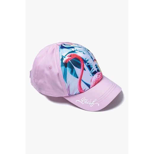 Różowa czapka dziewczęca z flamingiem 5.10.15. 56 5.10.15