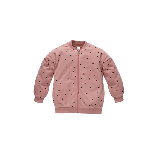 Rozpinana bluza dla dziewczynki różowa w groszki TRES BIEN - Pinokio ze sklepu 5.10.15 w kategorii Bluzy dziewczęce - zdjęcie 171546405