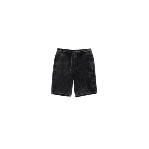 Cropp - Czarne jeansowe szorty tie-dye - czarny ze sklepu Cropp w kategorii Spodenki męskie - zdjęcie 171546735