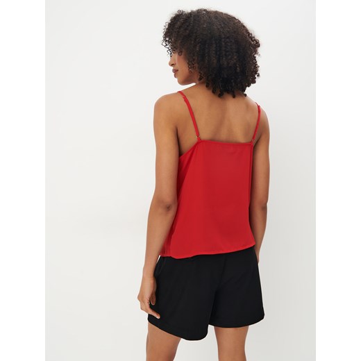 Mohito - Czerwony top basic - czerwony Mohito 32 Mohito