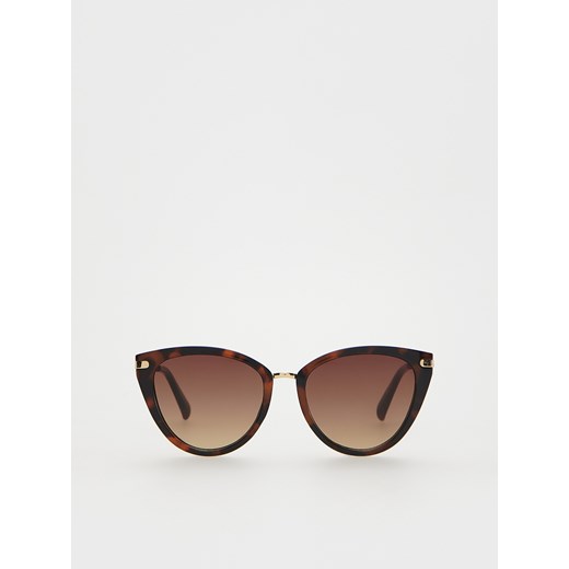 Reserved - Okulary przeciwsłoneczne - brązowy ze sklepu Reserved w kategorii Okulary przeciwsłoneczne damskie - zdjęcie 171547135