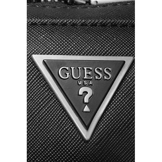 GUESS Czarna aktówka Parma Guess promocyjna cena outfit.pl
