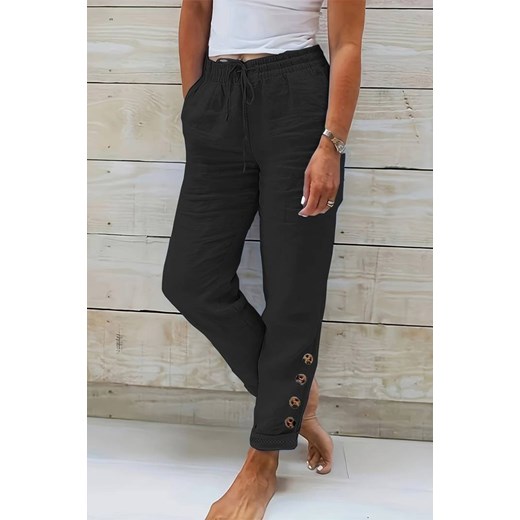 Spodnie PIODEMA BLACK ze sklepu Ivet Shop w kategorii Spodnie damskie - zdjęcie 171548068