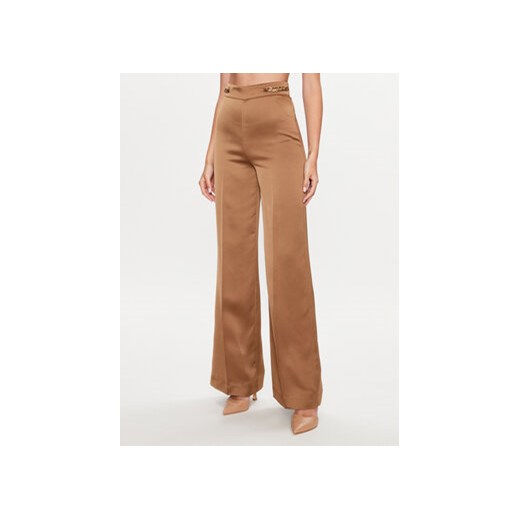 Marciano Guess Spodnie materiałowe 3YGB03 9861Z Beżowy Regular Fit ze sklepu MODIVO w kategorii Spodnie damskie - zdjęcie 171548589