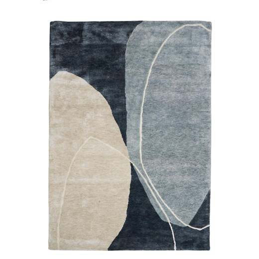 Dywan GLACIER niebiesko-beżowy ręcznie tkany ze sklepu George Azzar w kategorii Dywany - zdjęcie 171548895