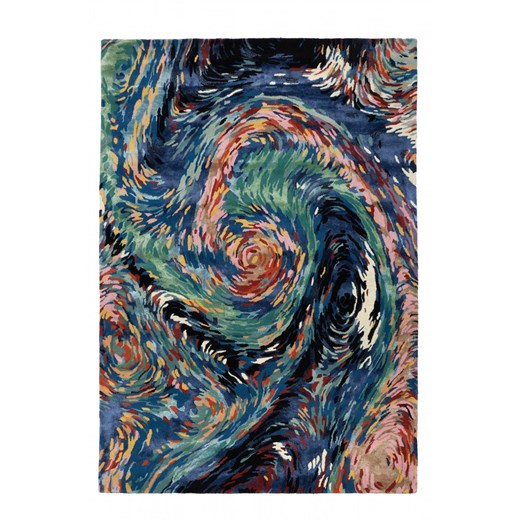 Dywan FLORES BLUE 160x230 kolorowy ze sklepu George Azzar w kategorii Dywany - zdjęcie 171548955