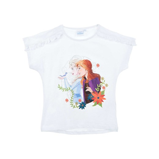 FROZEN Koszulka &quot;Frozen&quot; w kolorze białym ze wzorem ze sklepu Limango Polska w kategorii Bluzki dziewczęce - zdjęcie 171550776