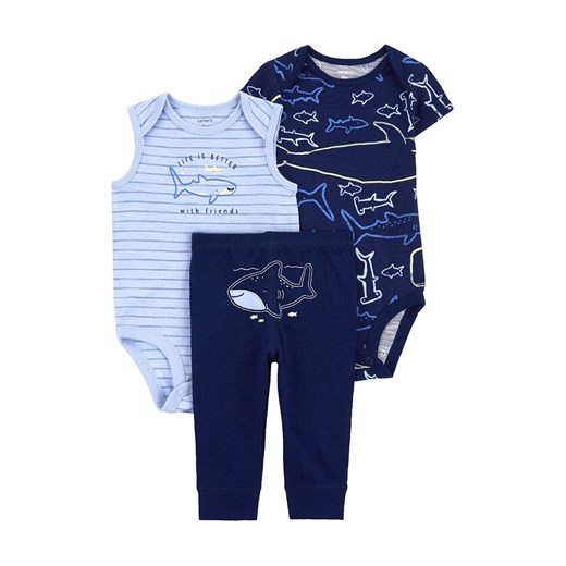 carter&apos;s 3-częściowy zestaw w kolorze niebieskim ze sklepu Limango Polska w kategorii Komplety niemowlęce - zdjęcie 171550995