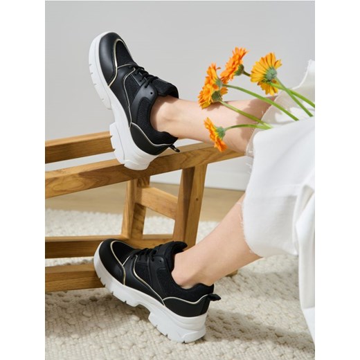 Sinsay - Sneakersy - czarny ze sklepu Sinsay w kategorii Buty sportowe damskie - zdjęcie 171551999