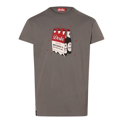 Derbe T-shirt - Torebka męska Mężczyźni Bawełna szary nadruk ze sklepu vangraaf w kategorii T-shirty męskie - zdjęcie 171552285