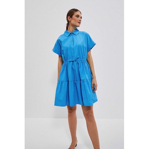 Koszulowa sukienka z falbaną ze sklepu 5.10.15 w kategorii Sukienki - zdjęcie 171553485