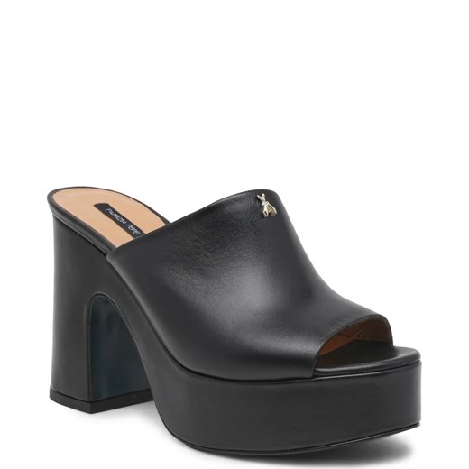 Patrizia Pepe Skórzane sandały na słupku ze sklepu Gomez Fashion Store w kategorii Klapki damskie - zdjęcie 171553509