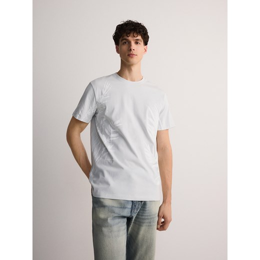 Reserved - T-shirt regular z nadrukiem - jasnoniebieski ze sklepu Reserved w kategorii T-shirty męskie - zdjęcie 171554778