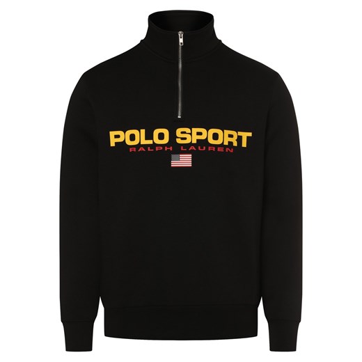 Polo Sport Bluza męska Mężczyźni czarny nadruk ze sklepu vangraaf w kategorii Bluzy męskie - zdjęcie 171555159
