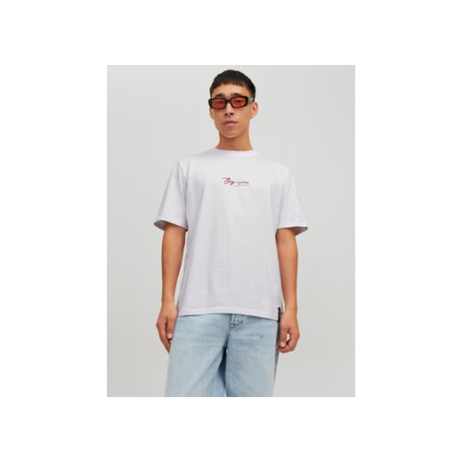Jack&Jones T-Shirt Joshua 12228237 Biały Standard Fit ze sklepu MODIVO w kategorii T-shirty męskie - zdjęcie 171555925
