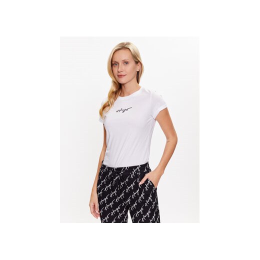 Hugo T-Shirt 50486327 Biały Slim Fit ze sklepu MODIVO w kategorii Bluzki damskie - zdjęcie 171555968