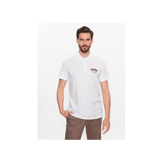 Jack&Jones Polo Andy 12223714 Biały Regular Fit ze sklepu MODIVO w kategorii T-shirty męskie - zdjęcie 171557025