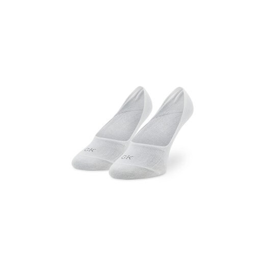 Calvin Klein Skarpety stopki damskie 701218780 Biały ze sklepu MODIVO w kategorii Skarpetki damskie - zdjęcie 171557058