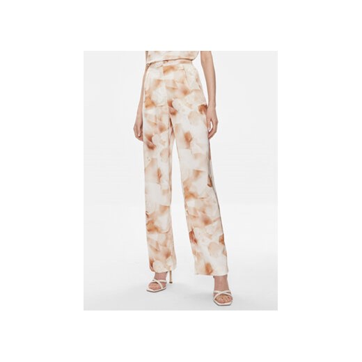 Calvin Klein Spodnie materiałowe K20K206884 Beżowy Regular Fit Calvin Klein 32 okazyjna cena MODIVO
