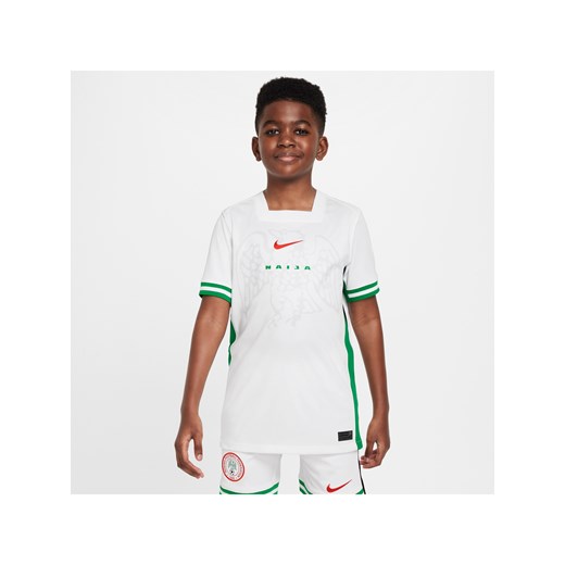 Koszulka piłkarska dla dużych dzieci Nike Dri-FIT Nigeria Stadium 2024 (wersja domowa) – replika - Biel ze sklepu Nike poland w kategorii T-shirty chłopięce - zdjęcie 171559678