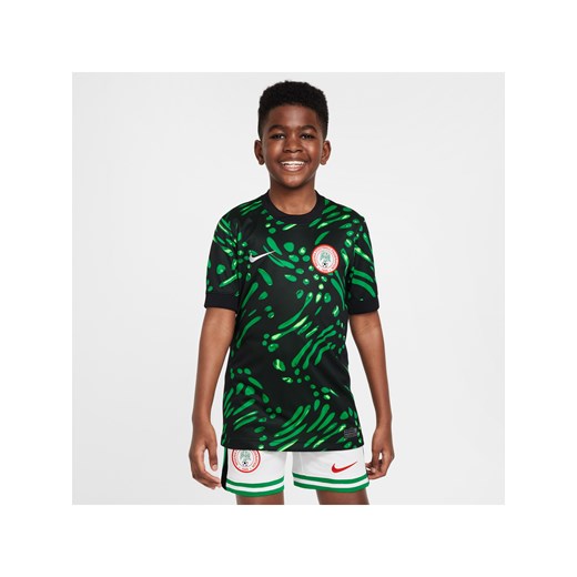Koszulka piłkarska dla dużych dzieci Nike Dri-FIT Nigeria Stadium 2024 (wersja wyjazdowa) – replika - Czerń ze sklepu Nike poland w kategorii T-shirty chłopięce - zdjęcie 171559685