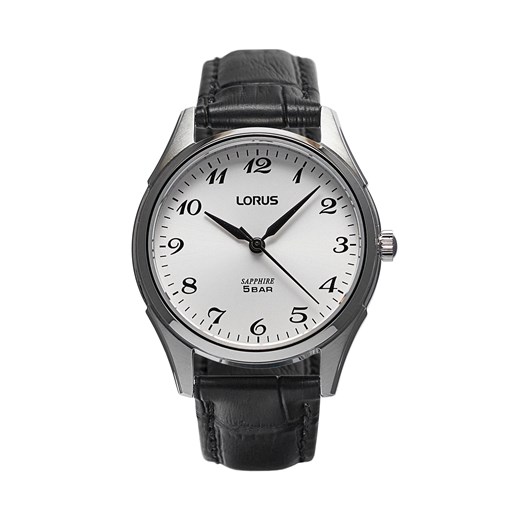 Zegarek Lorus Classic RG287SX9 Black/Silver ze sklepu eobuwie.pl w kategorii Zegarki - zdjęcie 171559746