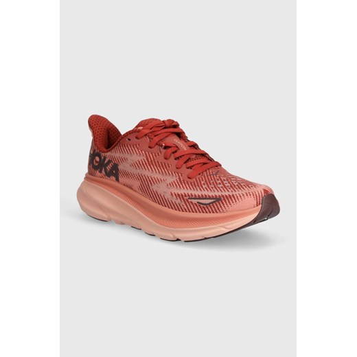 Hoka One One buty do biegania Clifton 9 kolor różowy 1127896 ze sklepu PRM w kategorii Buty sportowe damskie - zdjęcie 171559836