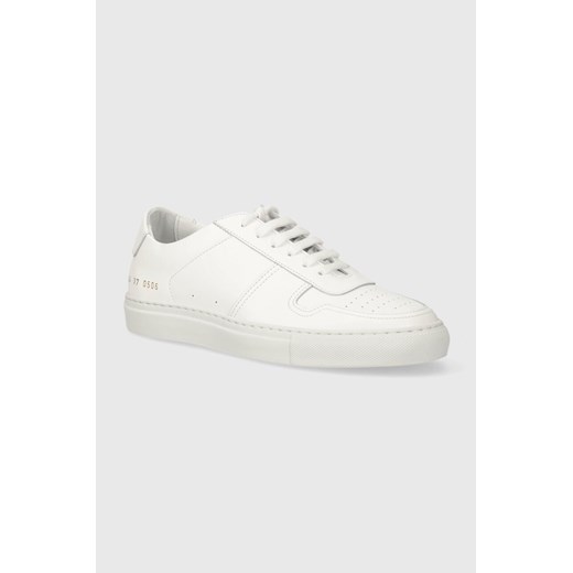 Common Projects sneakersy skórzane BBall Low in Leather kolor biały 3864 ze sklepu PRM w kategorii Trampki damskie - zdjęcie 171560117
