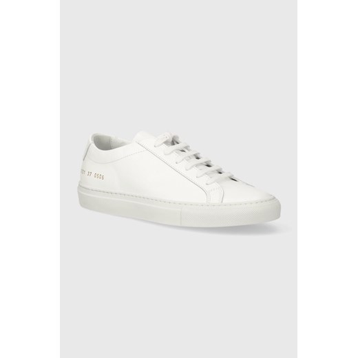 Common Projects sneakersy skórzane Original Achilles Low kolor biały 3701 ze sklepu PRM w kategorii Trampki damskie - zdjęcie 171560119