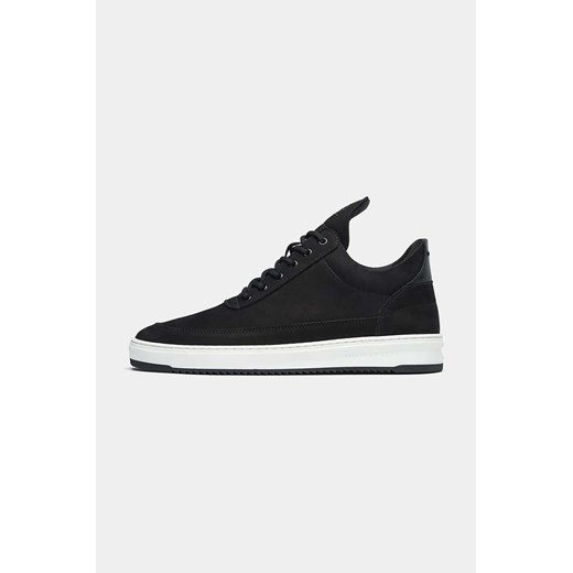 Filling Pieces sneakersy zamszowe Low Top Base kolor czarny 10120591861 ze sklepu PRM w kategorii Buty sportowe męskie - zdjęcie 171560137