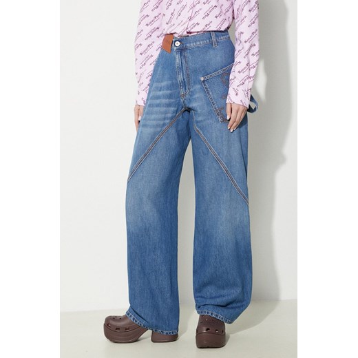 JW Anderson jeansy Twisted Workwear Jeans damskie high waist DT0057.PG1164.804 ze sklepu PRM w kategorii Jeansy damskie - zdjęcie 171560269