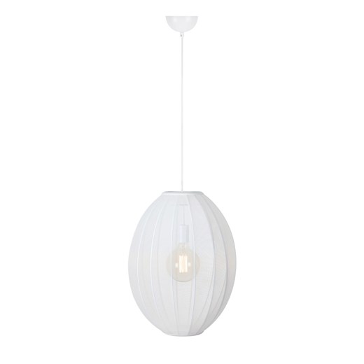 H & M - Florence Lampa Sufitowa Owalna - Biały ze sklepu H&M w kategorii Lampy wiszące - zdjęcie 171560725