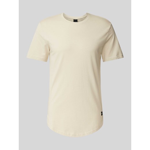 T-shirt w jednolitym kolorze z okrągłym dekoltem ze sklepu Peek&Cloppenburg  w kategorii T-shirty męskie - zdjęcie 171560795