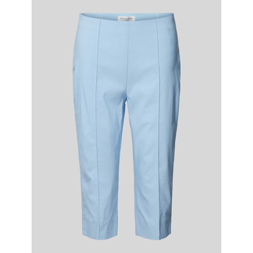 Spodnie capri z elastycznym pasem ze sklepu Peek&Cloppenburg  w kategorii Spodnie damskie - zdjęcie 171560855