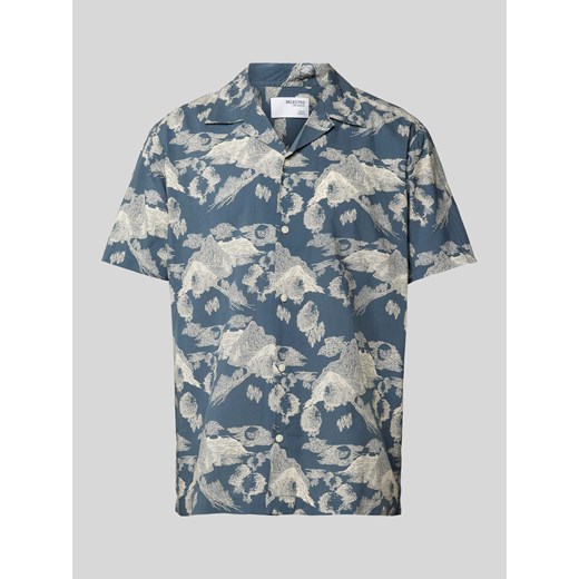 Koszula casualowa o kroju regular fit ze wzorem na całej powierzchni ze sklepu Peek&Cloppenburg  w kategorii Koszule męskie - zdjęcie 171560878