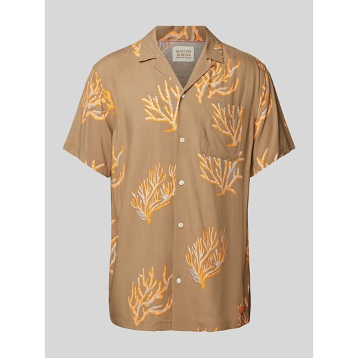 Koszula casualowa z wiskozy ze wzorem na całej powierzchni ze sklepu Peek&Cloppenburg  w kategorii Koszule męskie - zdjęcie 171560897