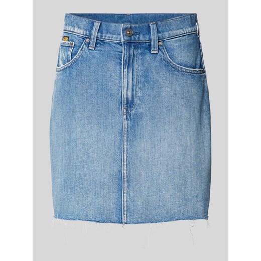 Spódnica jeansowa z efektem znoszenia model 'Victoria’ ze sklepu Peek&Cloppenburg  w kategorii Spódnice - zdjęcie 171560957