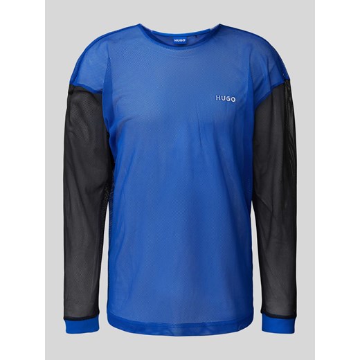 Bluzka z długim rękawem i detalem z logo model ‘Nellingham’ ze sklepu Peek&Cloppenburg  w kategorii T-shirty męskie - zdjęcie 171560989