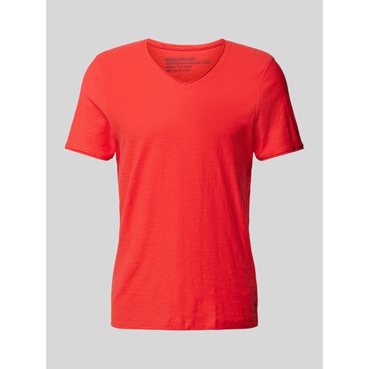 T-shirt z dekoltem w serek ze sklepu Peek&Cloppenburg  w kategorii T-shirty męskie - zdjęcie 171561266