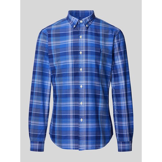 Koszula casualowa o kroju slim fit z kołnierzykiem typu button down ze sklepu Peek&Cloppenburg  w kategorii Koszule męskie - zdjęcie 171561277