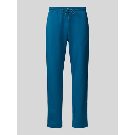 Spodnie dresowe o kroju regular fit z tunelem ze sklepu Peek&Cloppenburg  w kategorii Spodnie męskie - zdjęcie 171561726