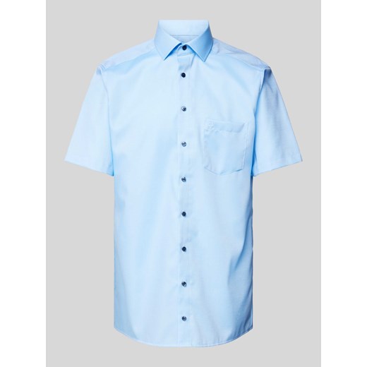 Koszula biznesowa o kroju modern fit w jednolitym kolorze ze sklepu Peek&Cloppenburg  w kategorii Koszule męskie - zdjęcie 171561938