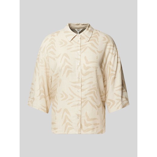 Bluzka koszulowa z listwą guzikową ze sklepu Peek&Cloppenburg  w kategorii Koszule damskie - zdjęcie 171561968