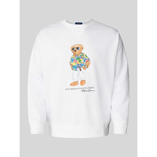 Bluza PLUS SIZE z nadrukiem z logo ze sklepu Peek&Cloppenburg  w kategorii Bluzy męskie - zdjęcie 171562175