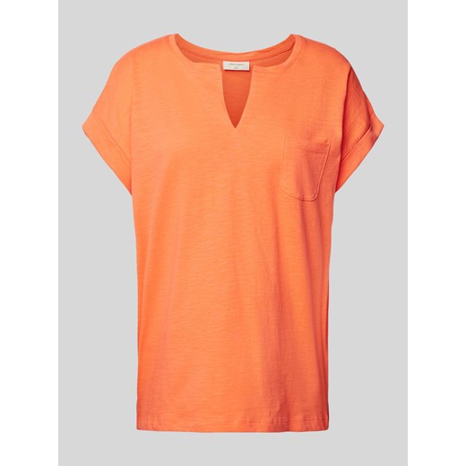 T-shirt z kieszenią na piersi model ‘Viva’ ze sklepu Peek&Cloppenburg  w kategorii Bluzki damskie - zdjęcie 171562235